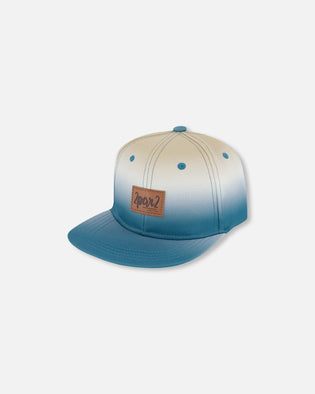 Printed Cap Bluish Gray And Beige - G30VBC_082