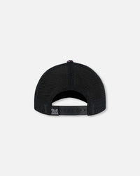 Printed Cap Black And Blue And Pink Items - G30VGC_051