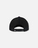 Printed Cap Black And Blue And Pink Items - G30VGC_051