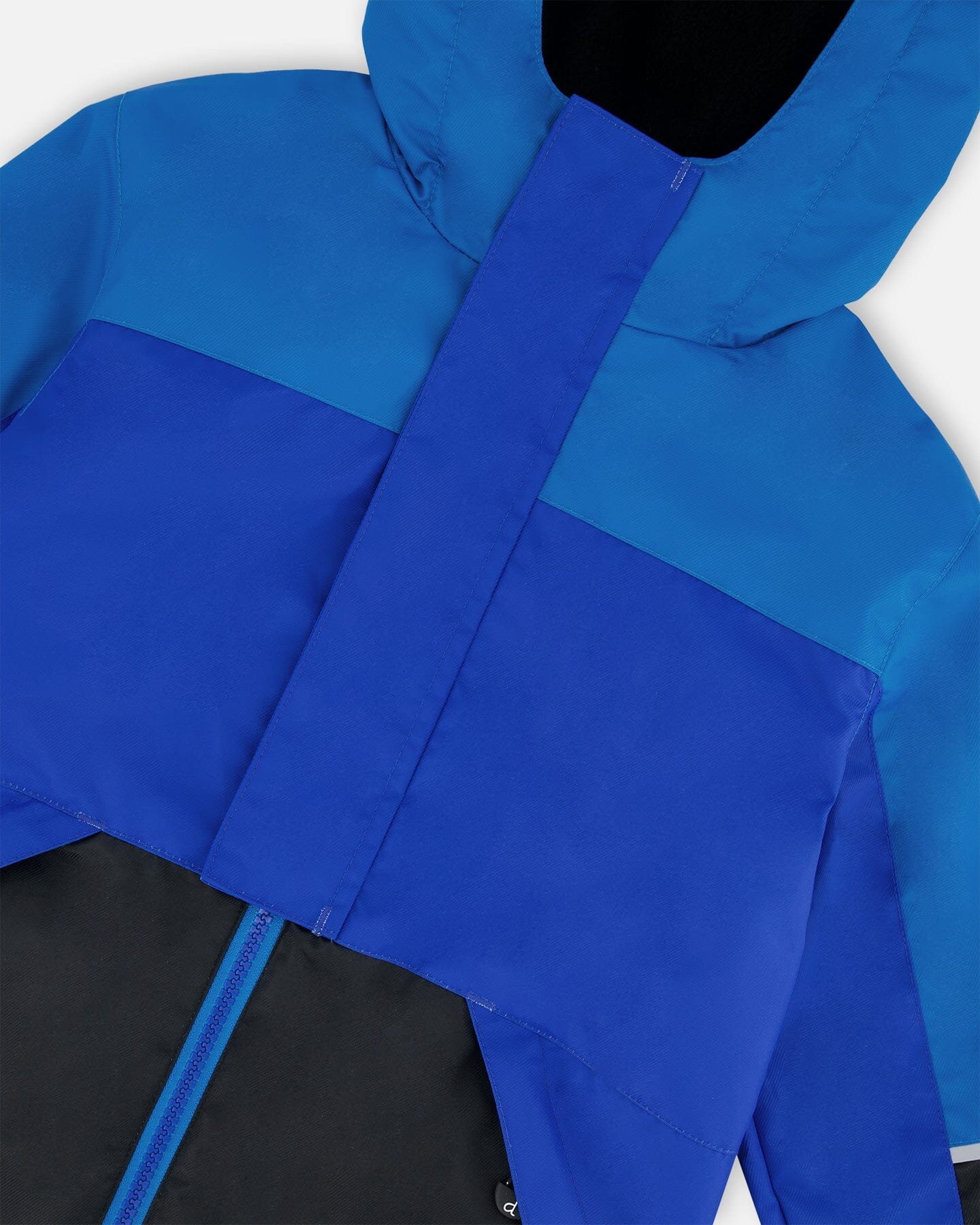 Two-Piece Mid-Season Outerwear Set Royal Blue And Black - G30W52_469