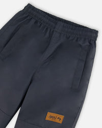 Two-Piece Mid-Season Outerwear Set Blue And Gray - G30W52_493