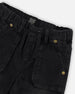 French Terry Denim Jogger Pant Black Jeans - G30YB22_124
