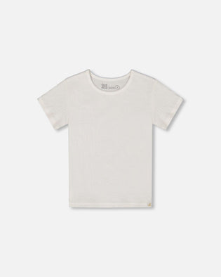 Crinkle Short Sleeve Top White - G30YG70_101