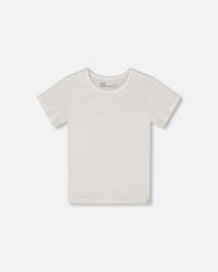 Crinkle Short Sleeve Top White - G30YG70_101