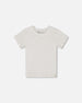 Crinkle Short Sleeve Top White - G30YG70_101