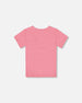 Crinkle Short Sleeve Top Candy Pink - G30YG70_605