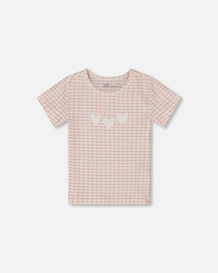 Crinkle Top With Applique Light Old Pink - G30YG72_624