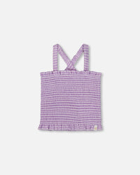 Smocked Tank Top Lilac - G30YG73_564