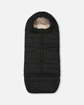 Evolutive Baby Footmuff Designed For Car Seat And Stroller Black