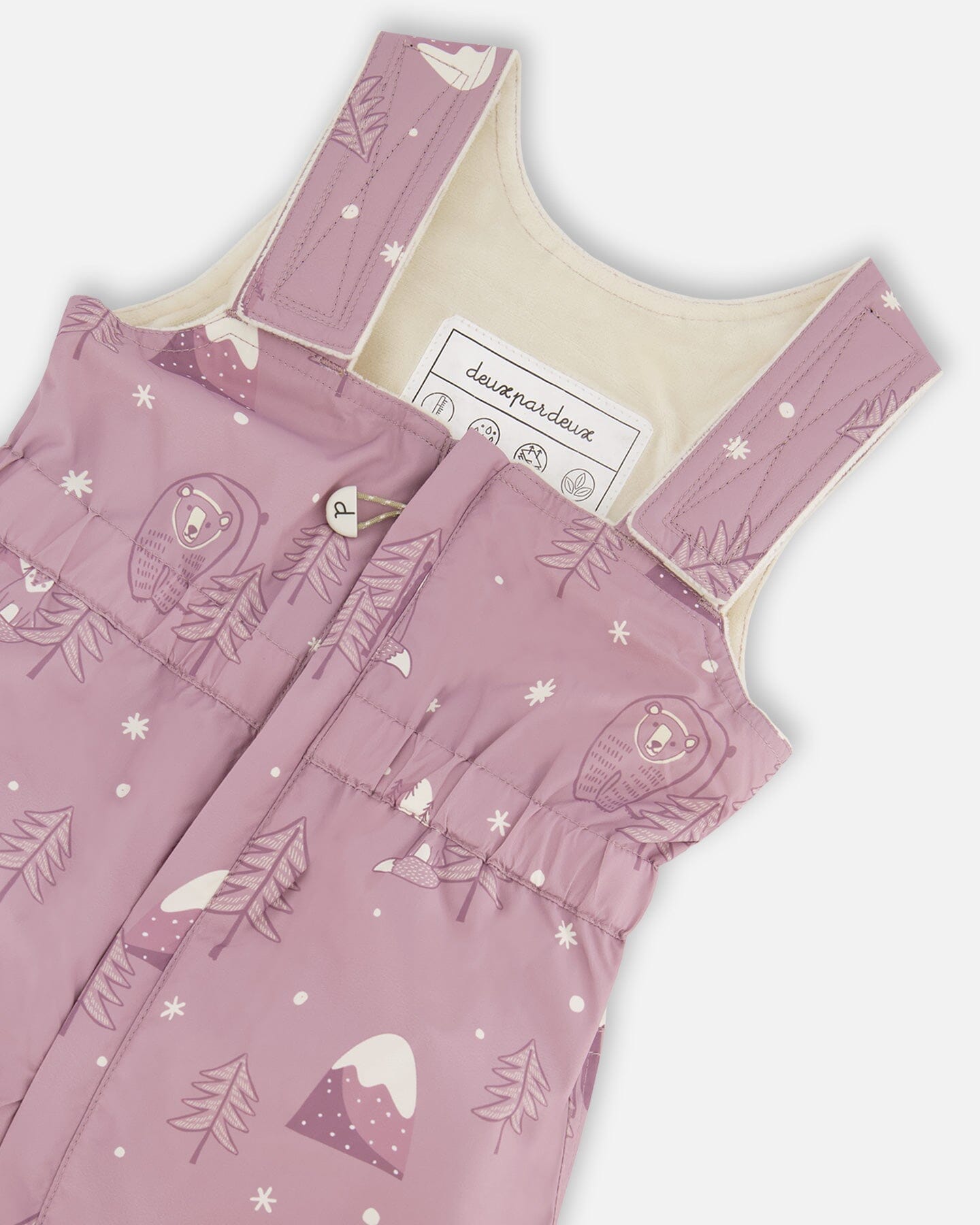 Two-Piece Baby Snug Snowsuit Purple Bear Print - H10A501_003