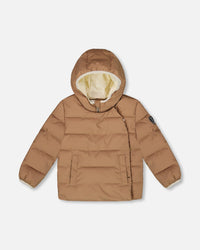Compressible Winter Puffy Coat Designed For Car Seat Chanterelle - H10B500_182