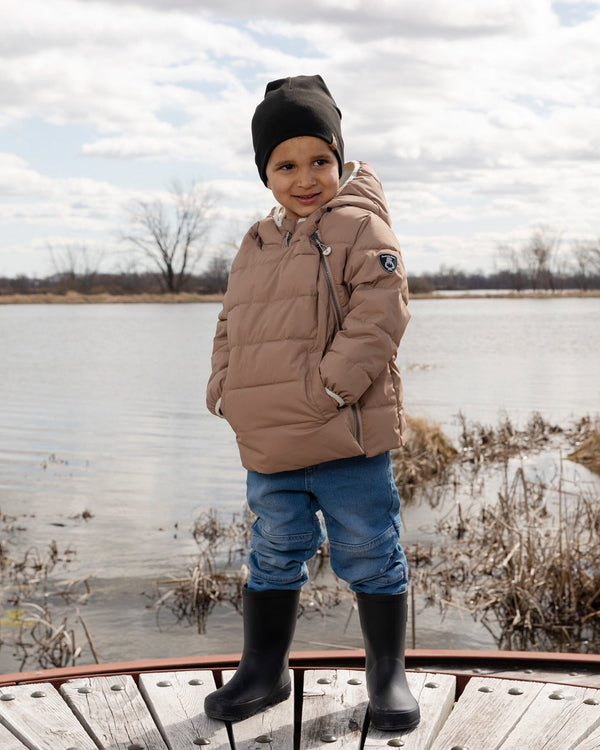 Compressible Winter Puffy Coat Designed For Car Seat Chanterelle - H10B500_182
