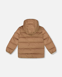 Compressible Winter Puffy Coat Designed For Car Seat Chanterelle - H10B500_182