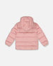Compressible Winter Puffy Coat Designed For Car Seat Dusty Pink - H10B500_637