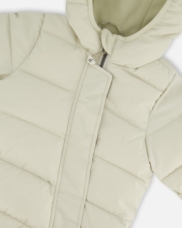 One-Piece Baby Cloud Compressible Snowsuit Designed For Car Seat Off-White - H10B700_165