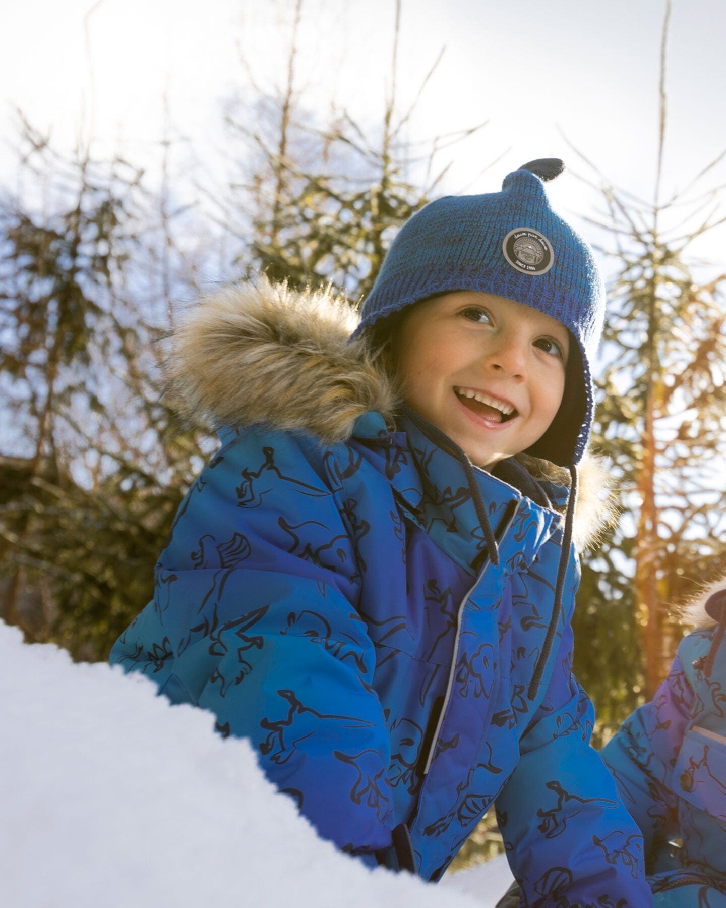 Two-Piece Discover Snowsuit Navy Blue - H10DB40_479