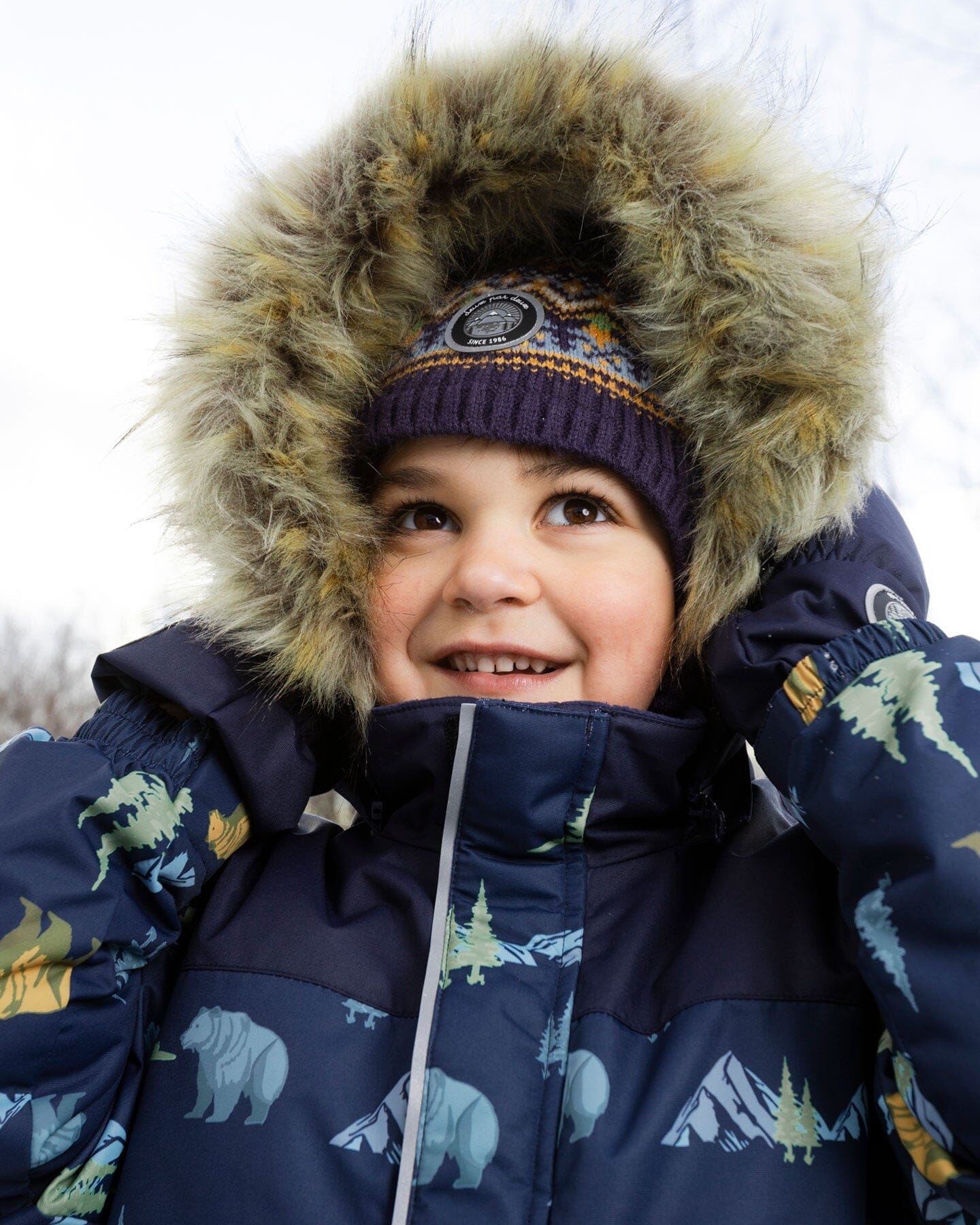 Two-Piece Discover Snowsuit Brown Sugar - H10DB40_967