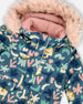 Two-Piece Discover Snowsuit With Printed Jacket Dusty Pink - H10DG80_637