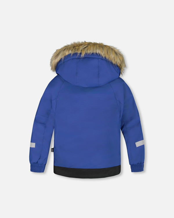 Two-Piece Play Snowsuit Navy And Brown - H10EB47_967