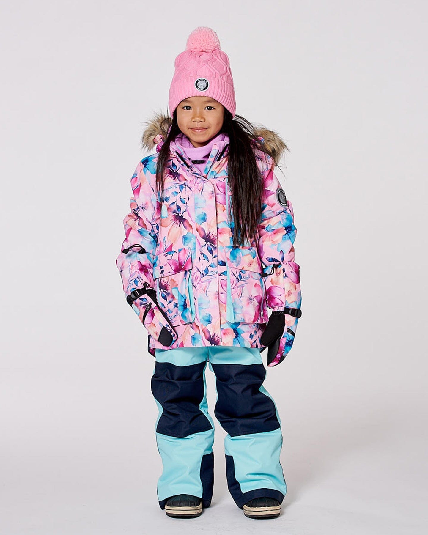 Two-Piece Play Snowsuit Turquoise Blue - H10EG89_407