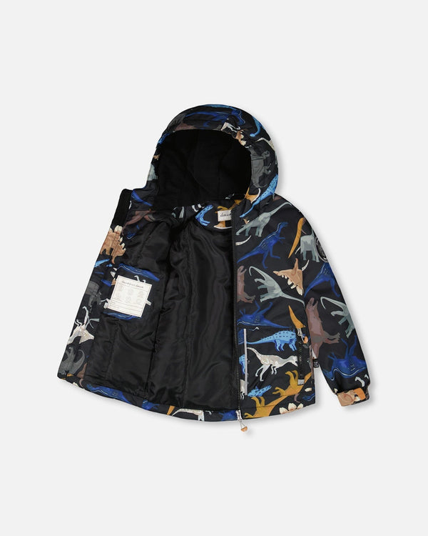 Two-Piece Chill Outerwear Set With Light Insulation In Blue - H10MB11_587