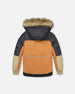 Two-Piece Play Snowsuit With Colorblocked Jacket Black - H10PB42_999