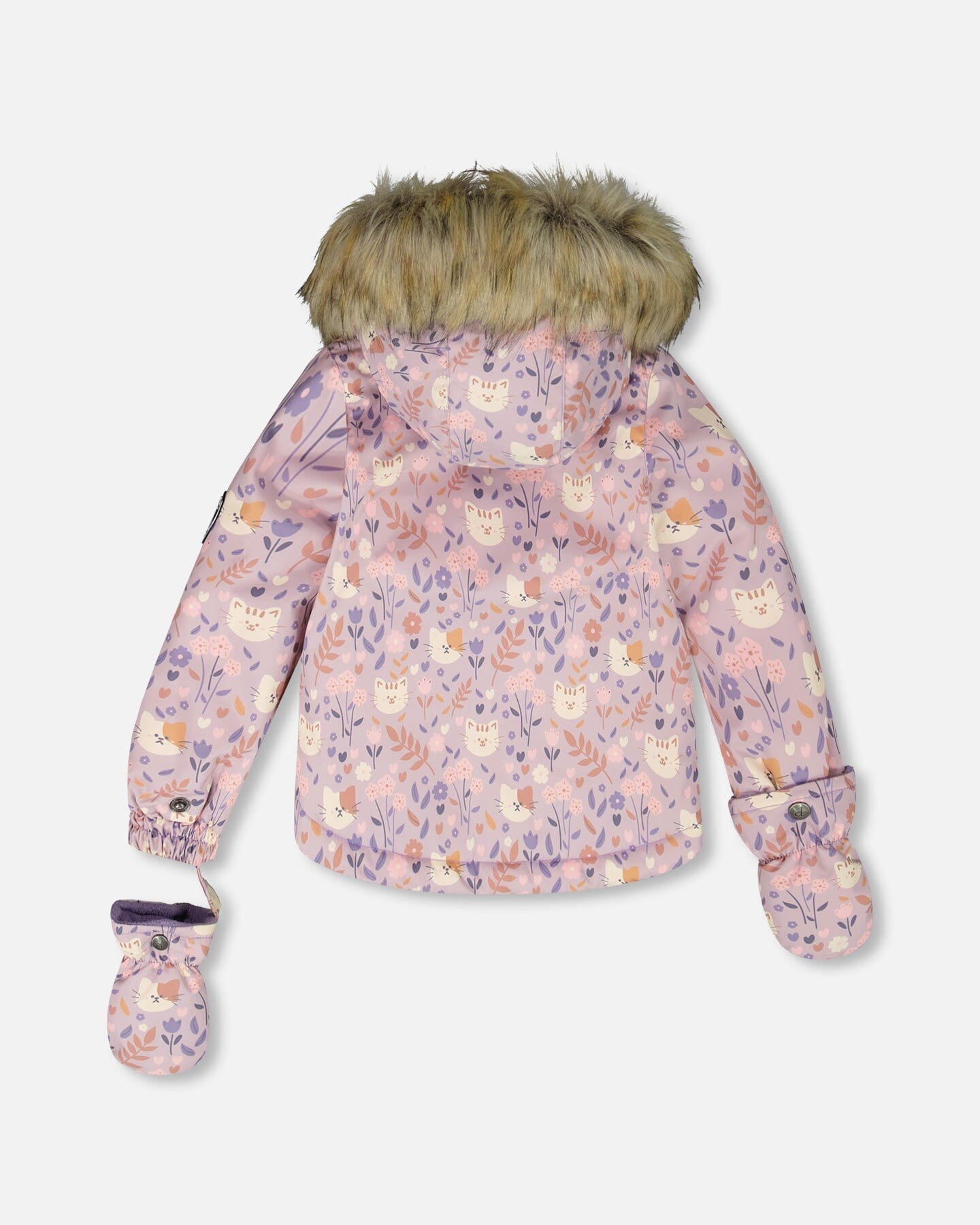 Two-Piece Baby Play Snowsuit Purple Gray - H10PBG84_592