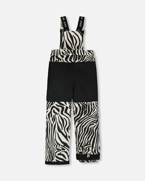 Two-Piece Play Snowsuit Off-White With Printed Pants - H10PG20_106