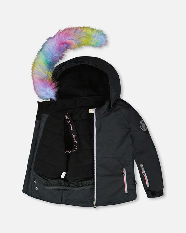 Two-Piece Play Snowsuit Rainbow Leopard - H10PG22_095