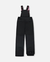 Two-Piece Play Snowsuit With Multicolor Print Jacket And Solid Pant Black - H10PG23_999