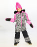 One-Piece Play Snowsuit Zebra Print Snowsuits Deux par Deux 