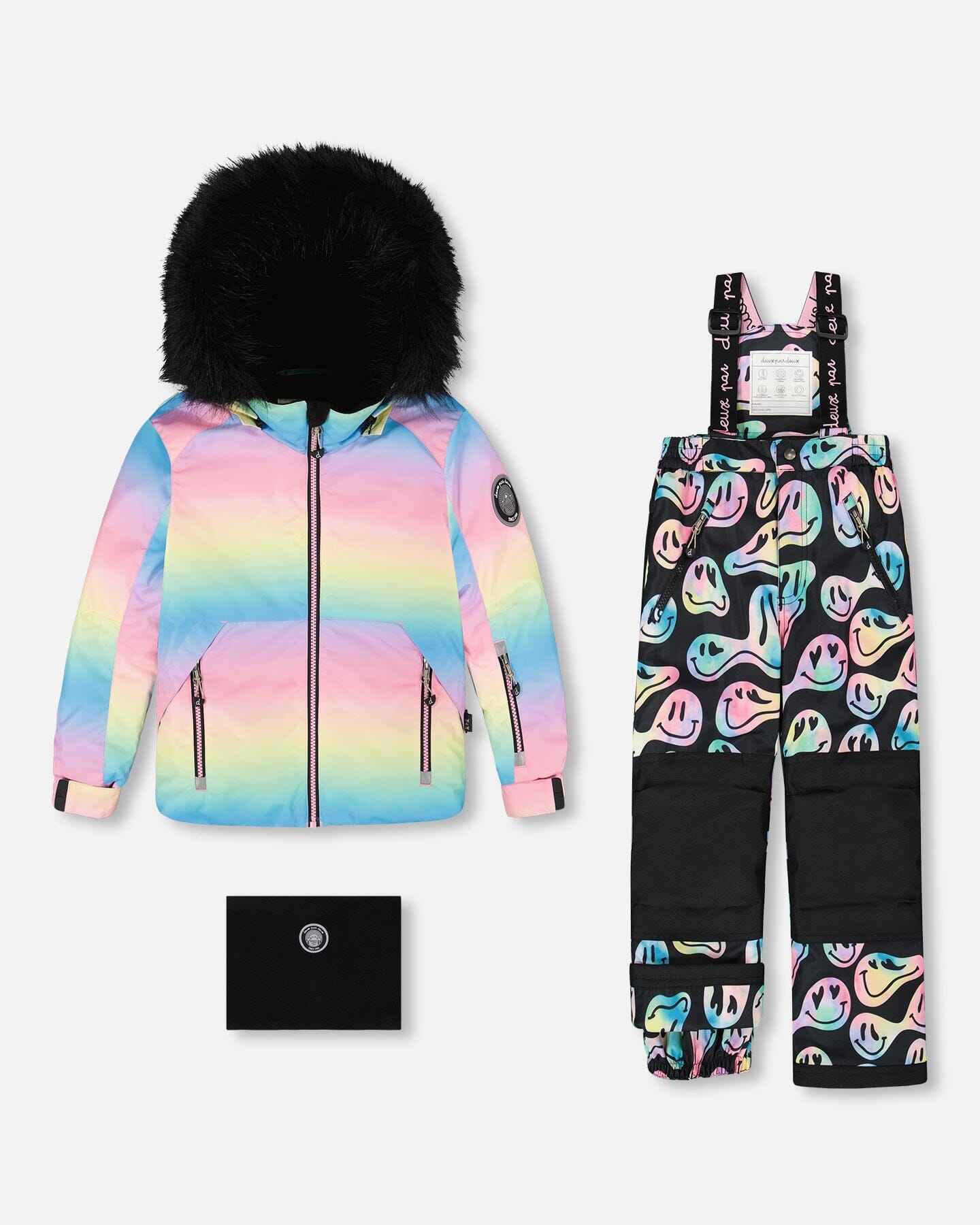 Two-Piece Play Snowsuit Smiley Face Girl - H10PG81_018