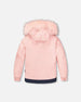 Two-Piece Play Snowsuit Navy Blue And Pink - H10PG83_479
