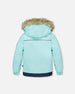 Two-Piece Play Snowsuit Blue Flower Print - H10PG84_020