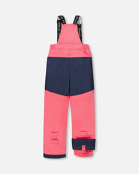 Two-Piece Play Snowsuit With Printed Jacket Flash Coral - H10PG84_640