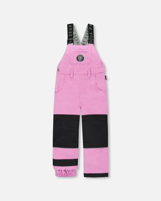 Solid Play Overall Snow Bib Purple - H10T220_519