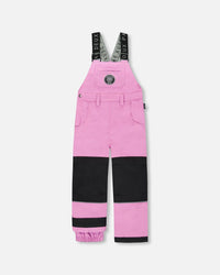 Solid Play Overall Snow Bib Purple - H10T220_519
