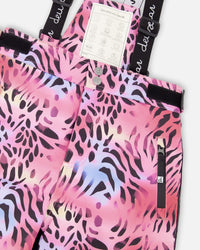 Two-Piece Teknik Snowsuit Multicolor Leopard And Zebra - H10TG26_093