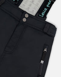 Two-Piece Teknik Snowsuit With Colorblocked Jacket And Solid Pant Black - H10TG93_999