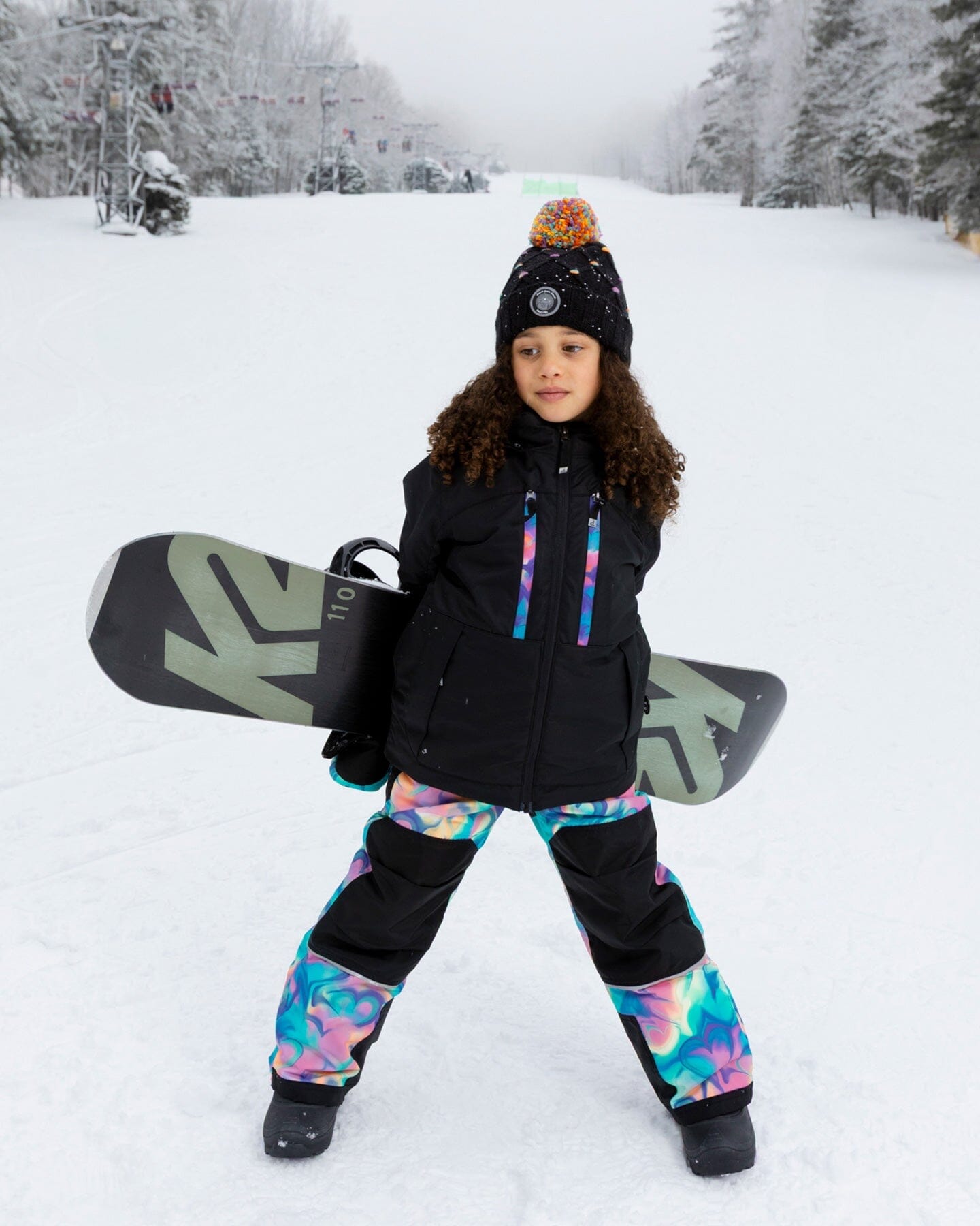 Two-Piece Teknik Snowsuit Rainbow Heart Print - H10TG94_017