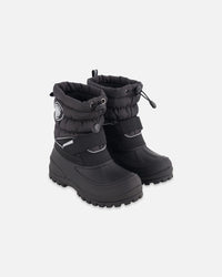 Winter Boots Solid Black Winter Boots Deux par Deux 