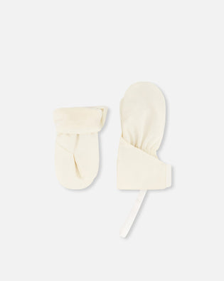 Lined Baby Mittens White Asparagus - H10XM103_165