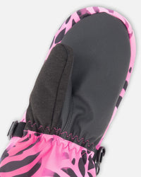 Winter Mittens Teknik Multicolor Leopard And Zebra - H10XM201_093