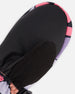 Winter Mittens Teknik Black Retro Flower Print - H10XM203_013