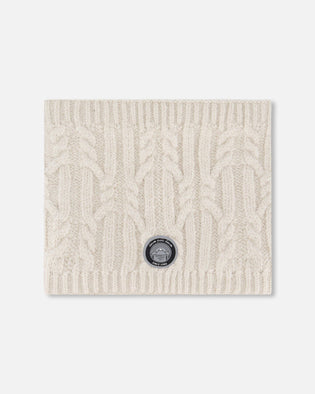 Lined Winter Neckwarmer Off-White - H10XT2_165
