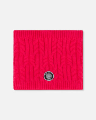 Lined Winter Neckwarmer Flash Coral - H10XT2_640