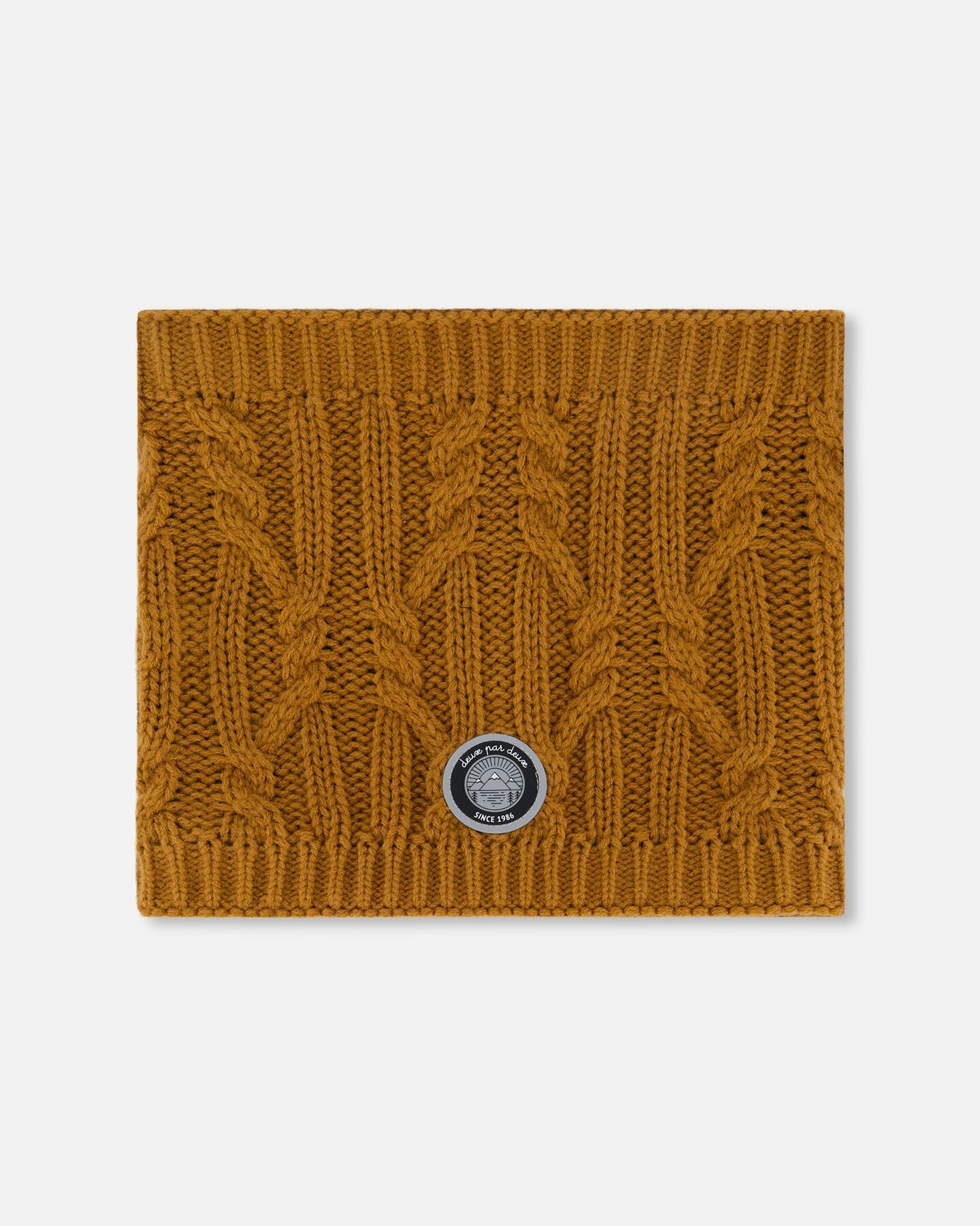 Lined Winter Neckwarmer Brown Sugar - H10XT2_967