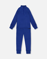 Two-Piece Thermal Underwear Set Blue