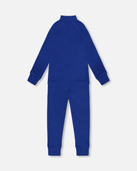 Two-Piece Thermal Underwear Set Blue - H10Y600_587