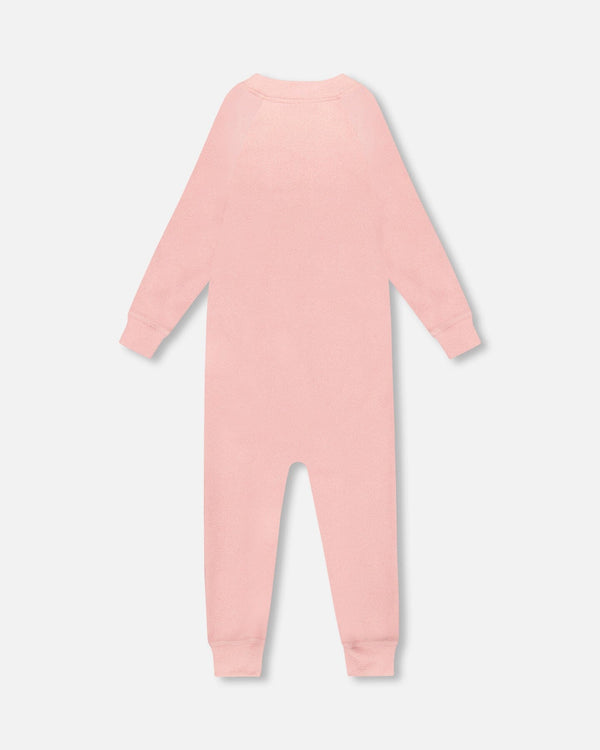 One-Piece Thermal Underwear Dusty Pink - H10Y700_637